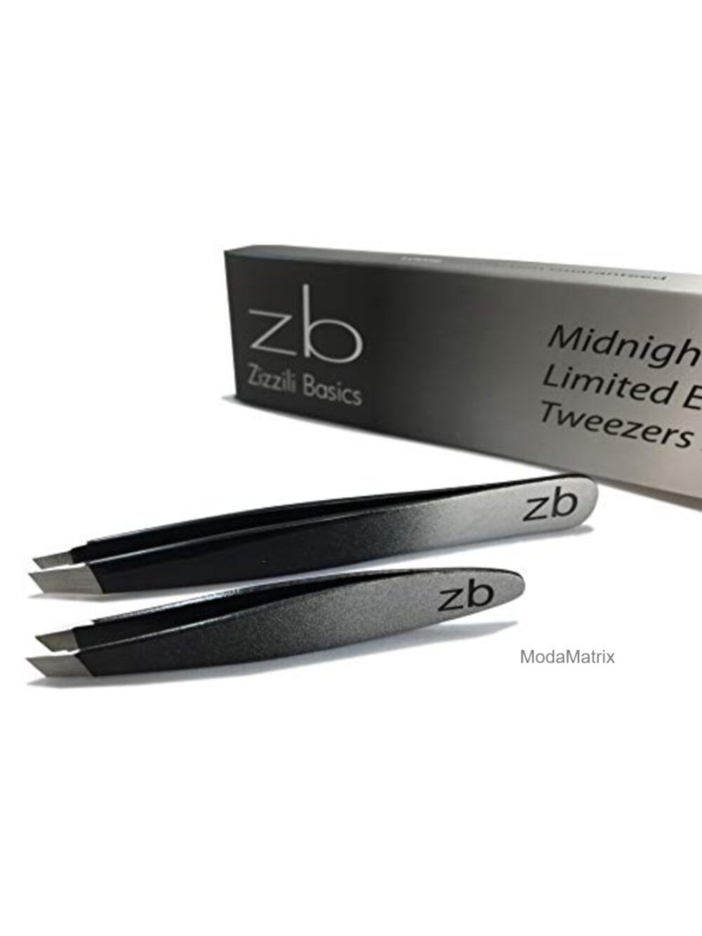 Slant Tweezer Set Surgical Stainless Steel Precision Hair Removal 2 Piece